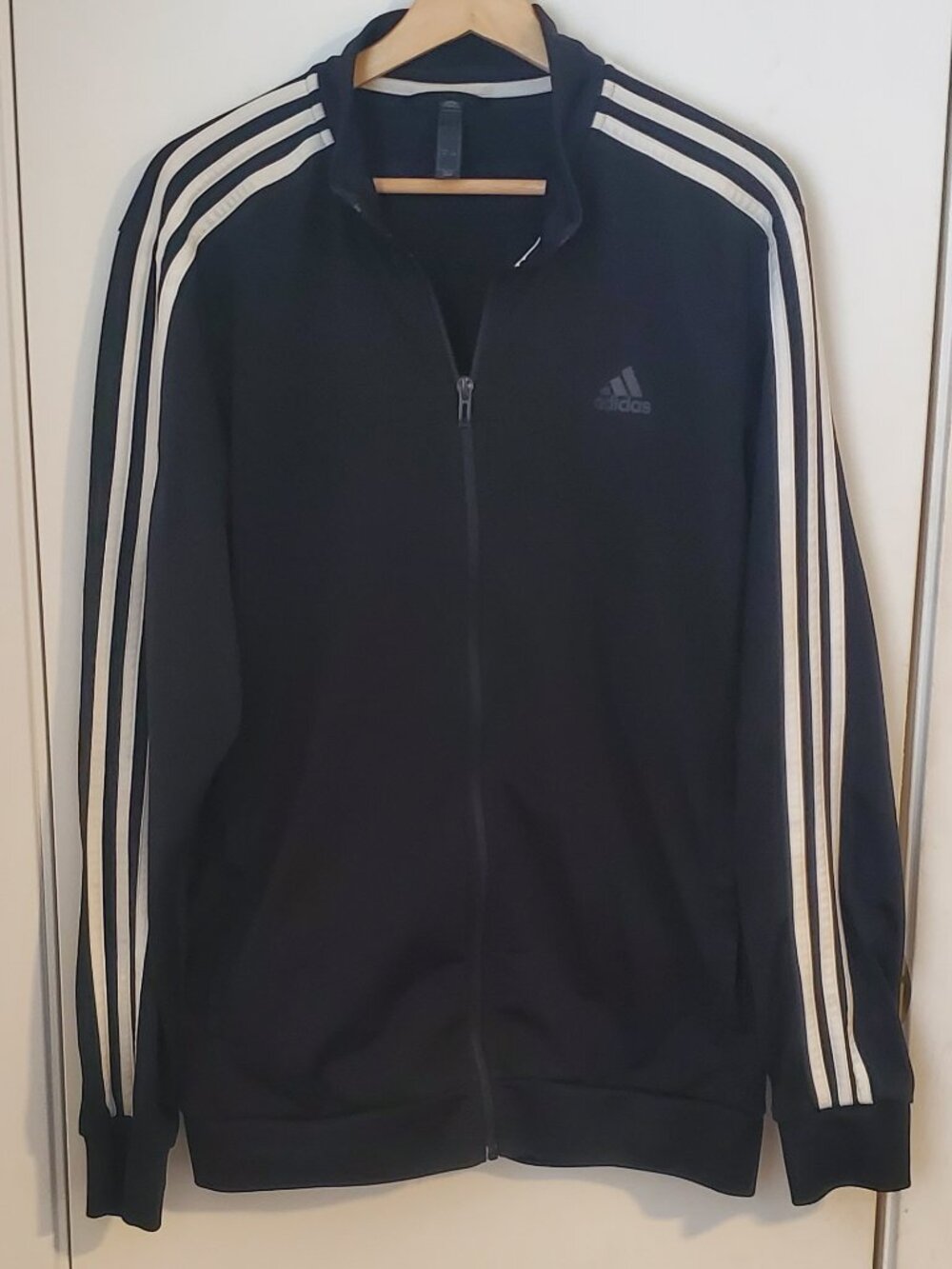Adidas Tricot Line Black Track Jacket Men's Size L